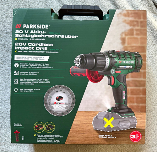 Parkside psbsa e4 20v - parkside,