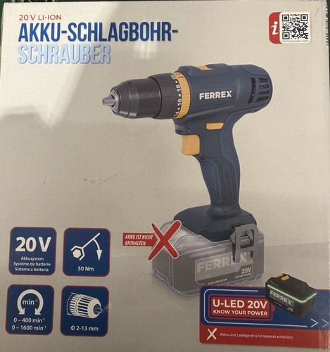 Schlagbohrschrauber 20v ferrex - schlagbohrschrauber,
